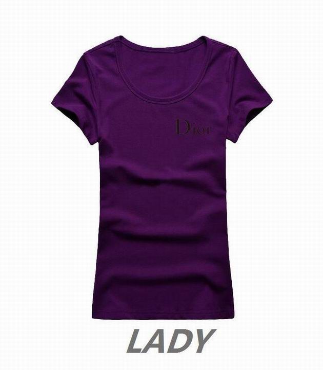 Dior short round collar T woman S-XL-006
